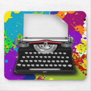 Schreibmaschinen-Tinte Mousepad