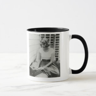 Schreibmaschinen-Wecker-Tasse Sylvia Plath Tasse