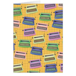 Schreibmaschinen zeichnen Cartoon.