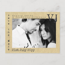 SchreibmaschinenSchriftart Save the Date Hochzeitf