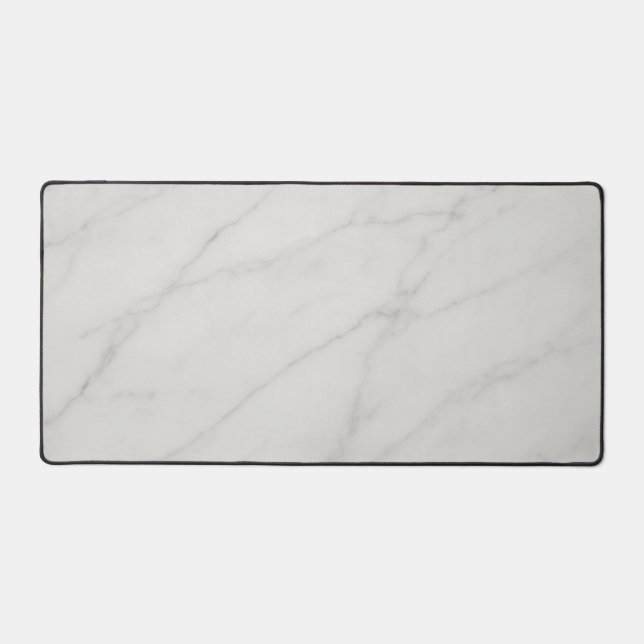 Schreibmatte aus weißem Marmor Schreibtischunterlage (Vorderseite)