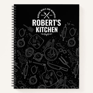 Schreibtafel-Rezeptjournal Benutzerdefinierter N Notizbuch