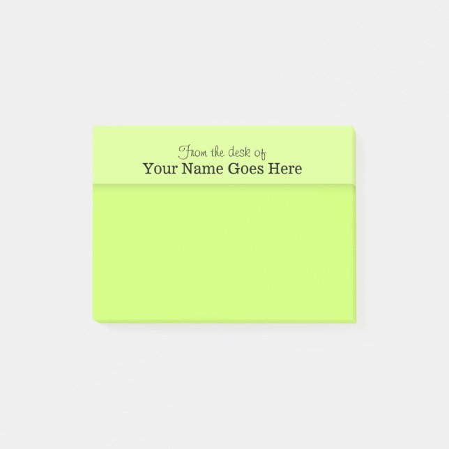 SCHREIBTISCH-Anmerkungsorganisator der grünen Post-it Klebezettel (Vorderseite)