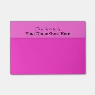 SCHREIBTISCH-Anmerkungsorganisator der rosa Lehrer Post-it Klebezettel