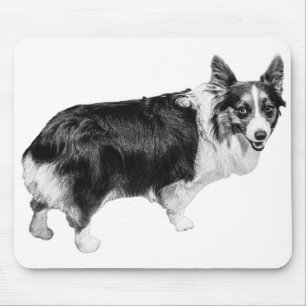 Schreibtisch-Glow-Corgi-Stimmung Mousepad