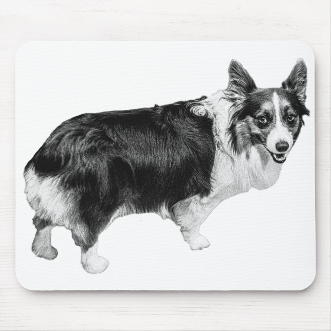 Schreibtisch-Glow-Corgi-Stimmung Mousepad (Vorne)