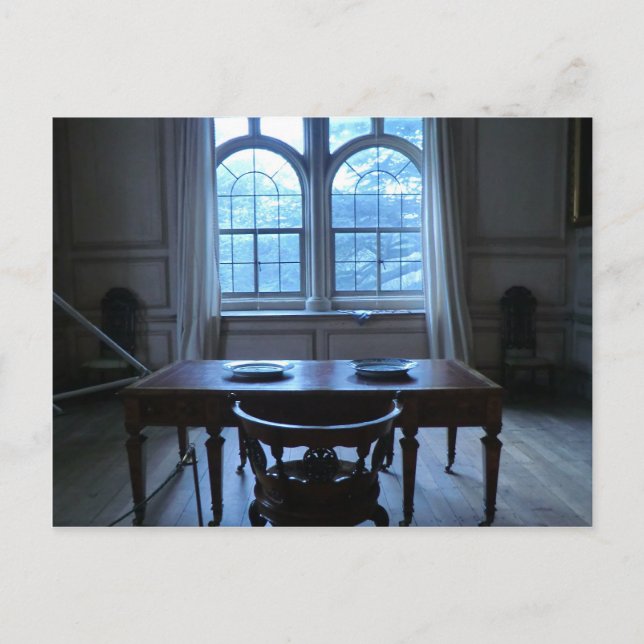 Schreibtisch in der Sudbury Hall Postkarte (Vorderseite)