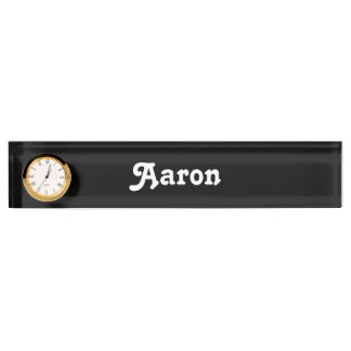 Schreibtisch Name Plate Aaron Namensplakette