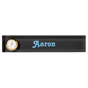 Schreibtisch Name Plate Aaron Namensplakette