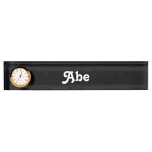 Schreibtisch Name Plate Abe Namensplakette