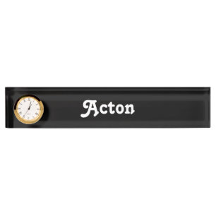 Schreibtisch Name Plate Acton Namensplakette