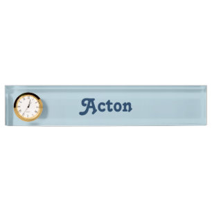 Schreibtisch Name Plate Acton Namensplakette
