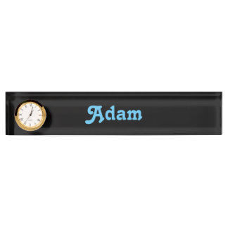 Schreibtisch Name Plate Adam Namensplakette