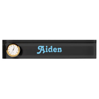 Schreibtisch Name Plate Aiden Namensplakette