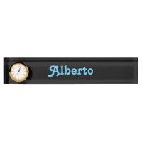 Schreibtisch Name Plate Alberto