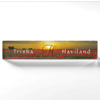 Schreibtisch Name Plate HAMbyWG - Sonnenuntergang
