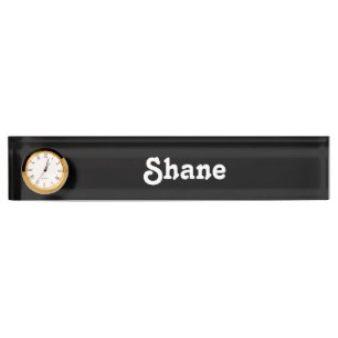 Schreibtisch Name Plate Shane Namensplakette