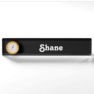 Schreibtisch Name Plate Shane Namensplakette