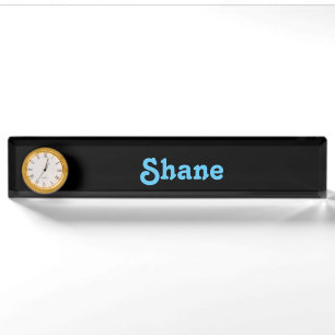 Schreibtisch Name Plate Shane Namensplakette