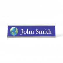 Schreibtisch Name Plate, Standard (2" x 8"), Silbe