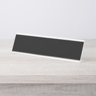 Schreibtisch Name Plate, Standard (2" x 8"), Silbe Schreibtischnamensplakette