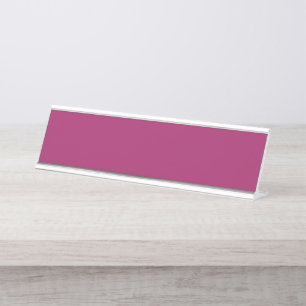 Schreibtisch Namensschild   Magenta Büroschild