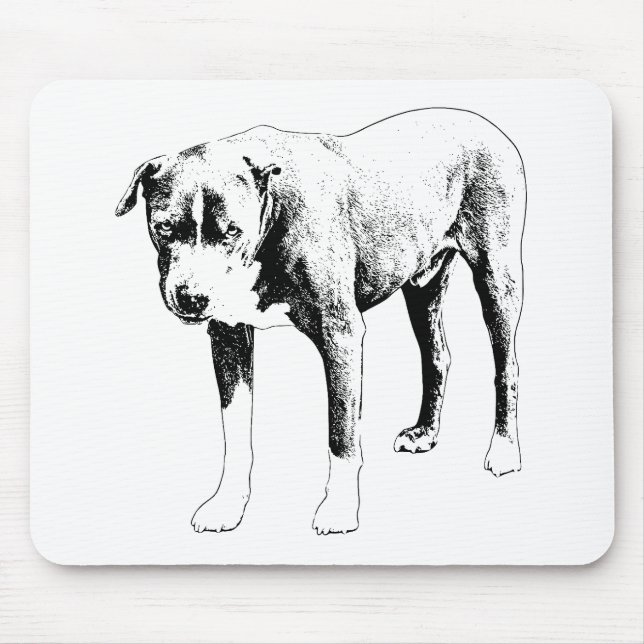Schreibtisch Ruhe, Winter Focus Mousepad (Vorne)