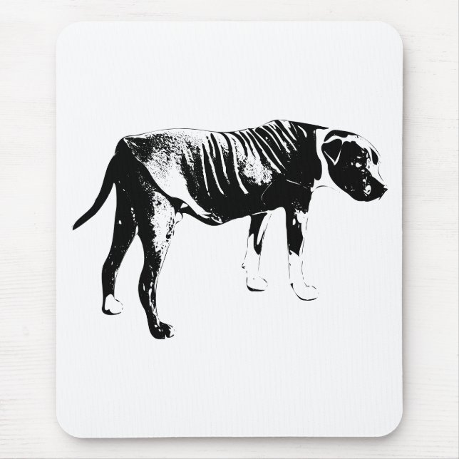 Schreibtisch-Tinte, fokussierte Ruhe Mousepad (Vorne)