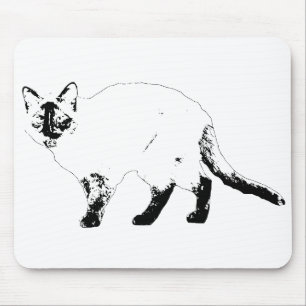 Schreibtischkante, Katzenlinienpad Mousepad
