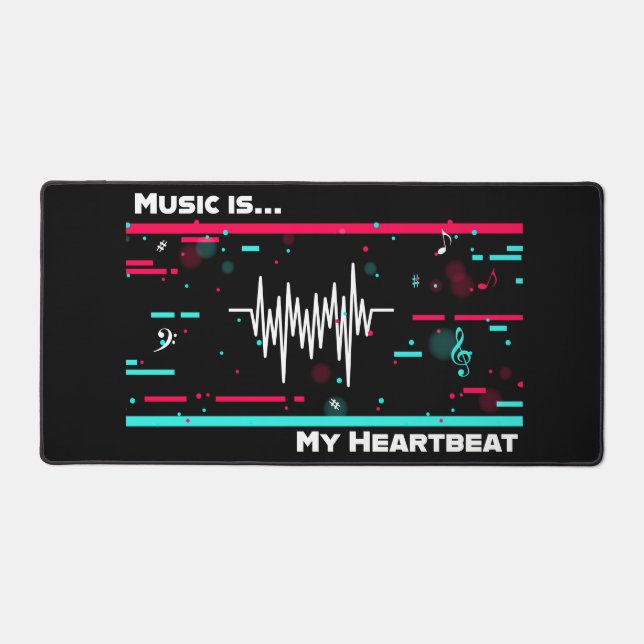 Schreibtischmatte - Tastatur und Maus (Vorderseite)