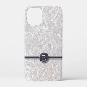 Schreibtischmonogramm mit marmoriertem Hintergrund Case-Mate iPhone Hülle