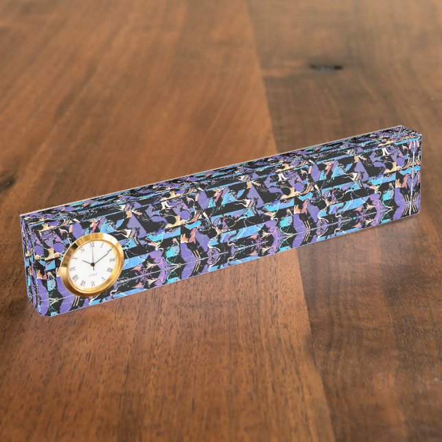 Schreibtischname Namensplakette (Seite)