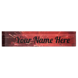 Schreibtischname Plakat Namensplakette