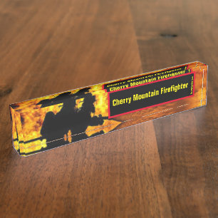 Schreibtischschild für Feuerwehrfeuerwehrfeuerwehr