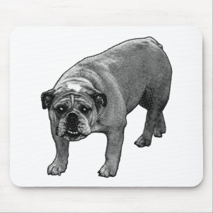 Schreibtischschneepunkte Mousepad
