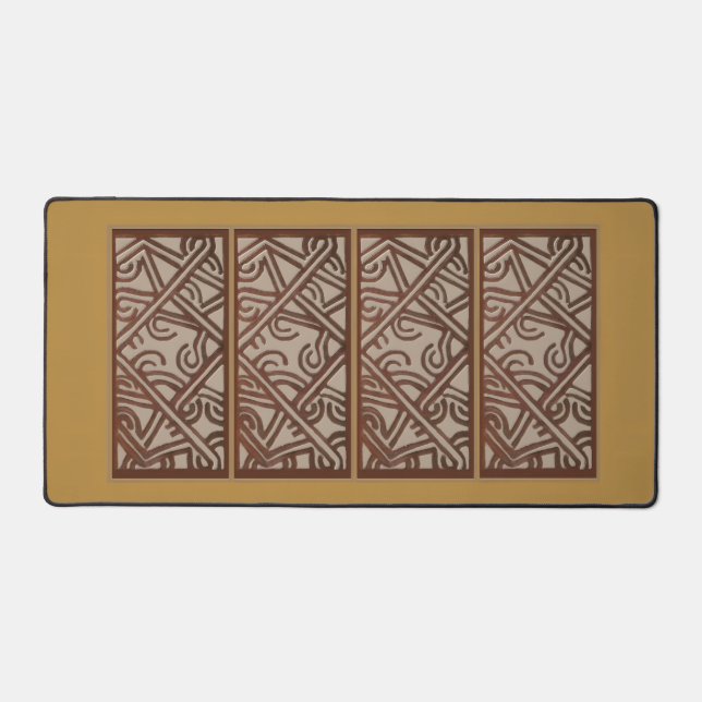 Schreibtischunterlage mit Design aus Neuguinea (Vorderseite)