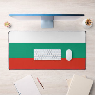Schreibtischunterlage mit Flagge Bulgariens