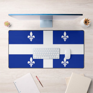 Schreibtischunterlage mit Flagge von Quebec, Kanad