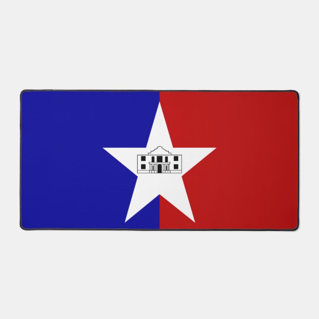 Schreibtischunterlage mit Flagge von San Antonio,  (Vorderseite)