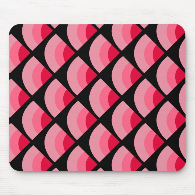 Schreibtischunterlage mit rosa Wassermelonen-Muste Mousepad (Vorne)