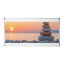 Schreibtischunterlage mit Sonnenaufgang