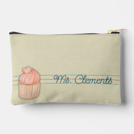 Schreibübungen Notebook Cupcake Pouch Zubehörtasche