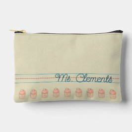 Schreibübungen Notebook Cupcake Pouch Zubehörtasche