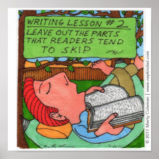 Schreibunterricht 2 poster