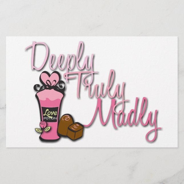 Schreibwaren mit 5 Zoll x 8,5 Zoll Briefpapier (Vorderseite)