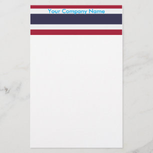 Schreibwaren mit der Flagge Thailands Briefpapier
