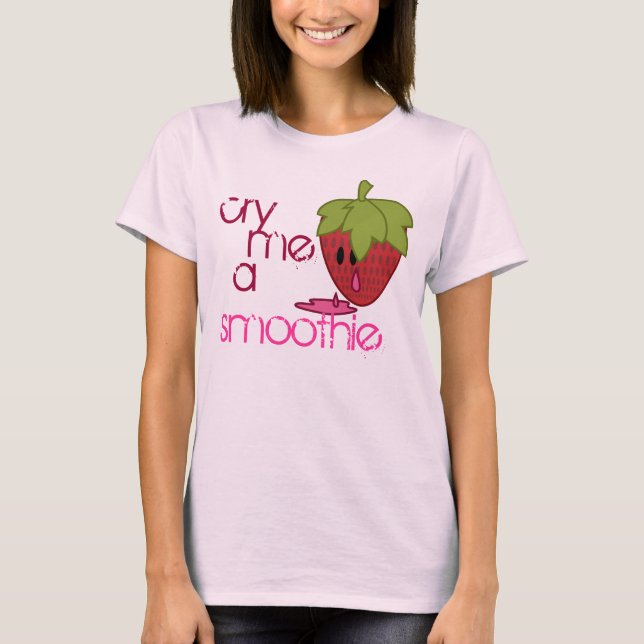 Schreie ich ein Smoothie T-Shirt (Vorderseite)