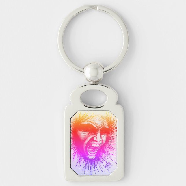 Schreie Schlüsselanhänger (Vorderseite)