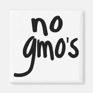 Schreien keines GMOs schützen unsere Nahrung Magnet