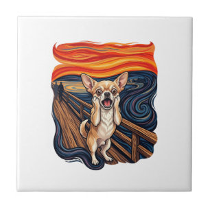 Schreiender Chihuahua Hund Schreie Brücke_1 Fliese